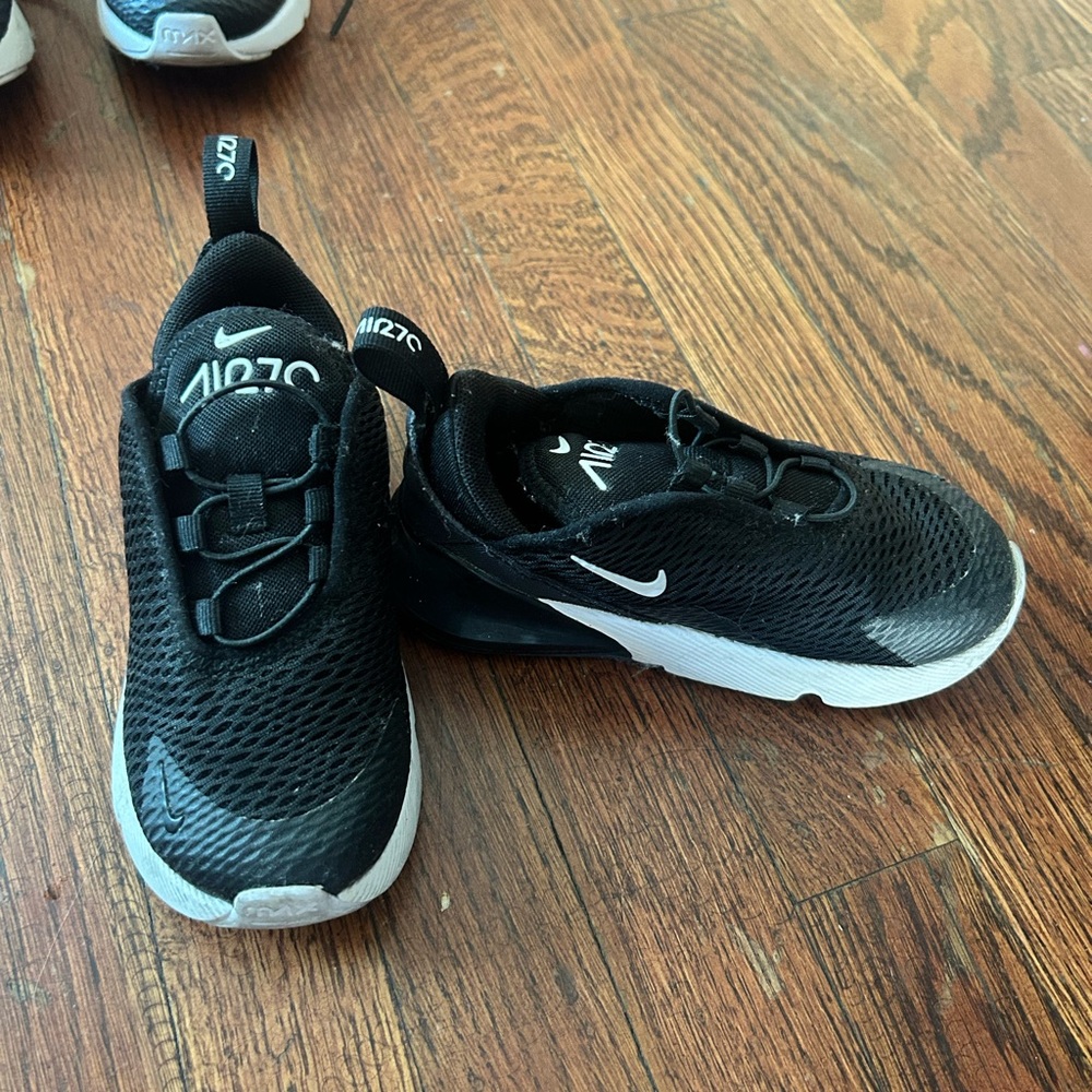 Nike Kids Black and White Air Max Sneakers